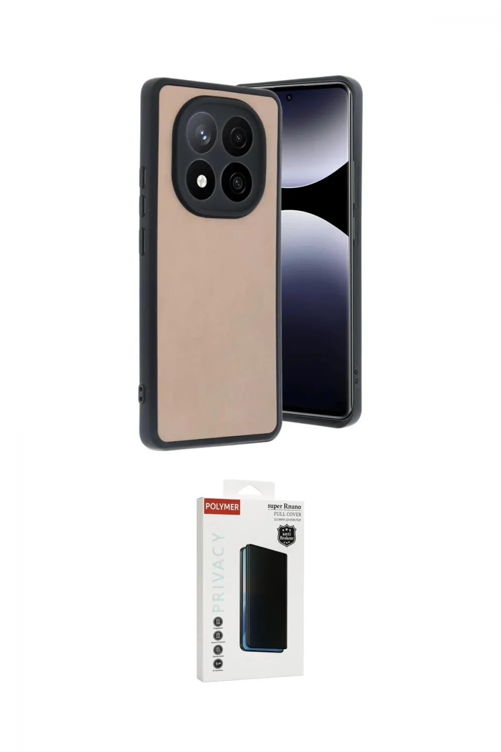 ieg™ Redmi Note 14 Pro 4G Kılıf Kıvılcım Işık Serisi - Şeffaf Hayalet Polymer Nano Ekran Koruyucu