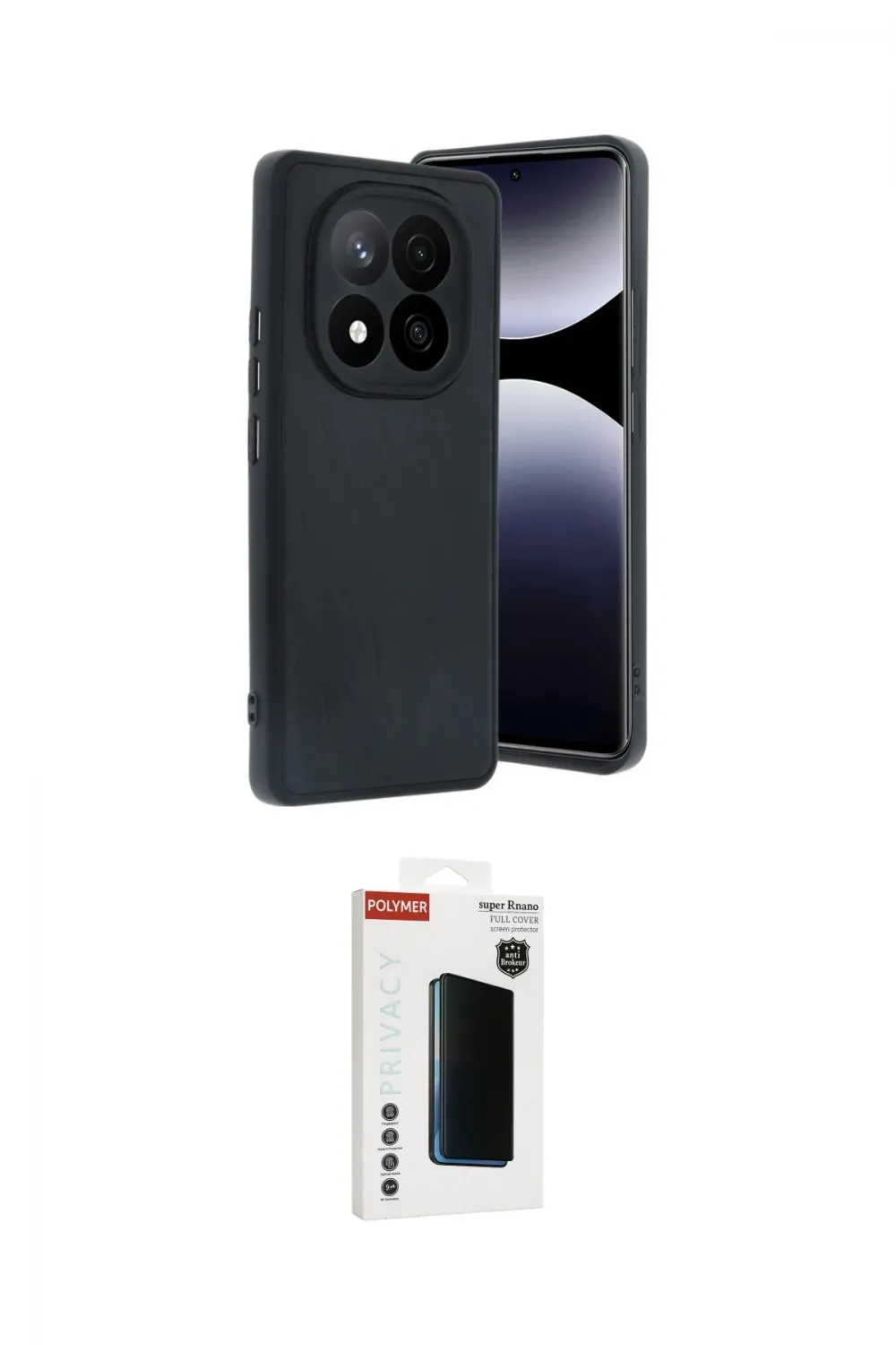 ieg™ Redmi Note 14 Pro 4G Kılıf Kıvılcım Işık Serisi - Şeffaf Hayalet Polymer Nano Ekran Koruyucu