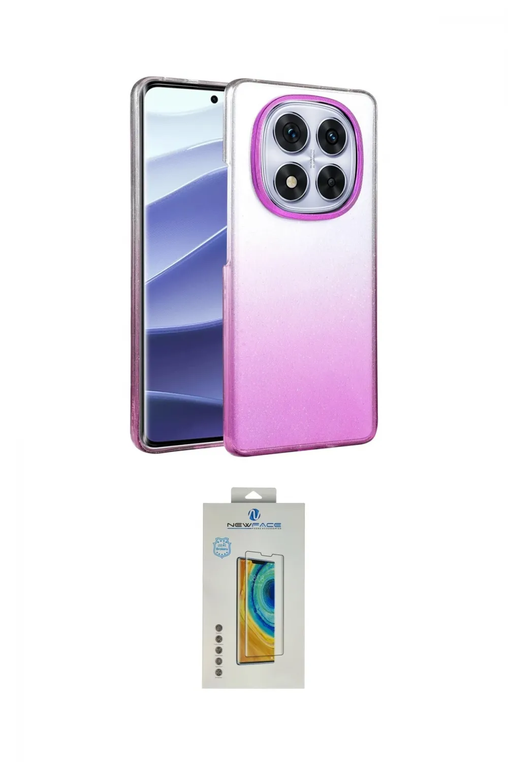 ieg™ Redmi Note 14 Pro 4G Kılıf Kıvılcım Minimal Özel Seri - Şeffaf Polymer Nano Ekran Koruyucu