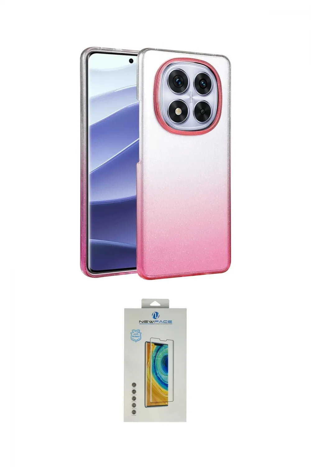 ieg™ Redmi Note 14 Pro 4G Kılıf Kıvılcım Minimal Özel Seri - Şeffaf Polymer Nano Ekran Koruyucu