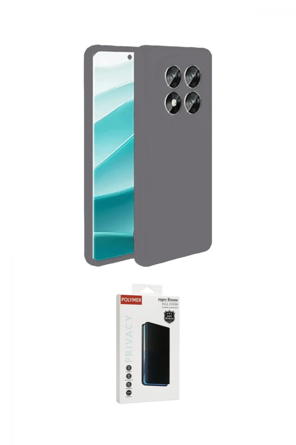 ieg™ Redmi Note 14 Pro 4G Kılıf Kozmos Yansıma Özel Seri - Şeffaf Hayalet Polymer Nano Ekran Koruyucu
