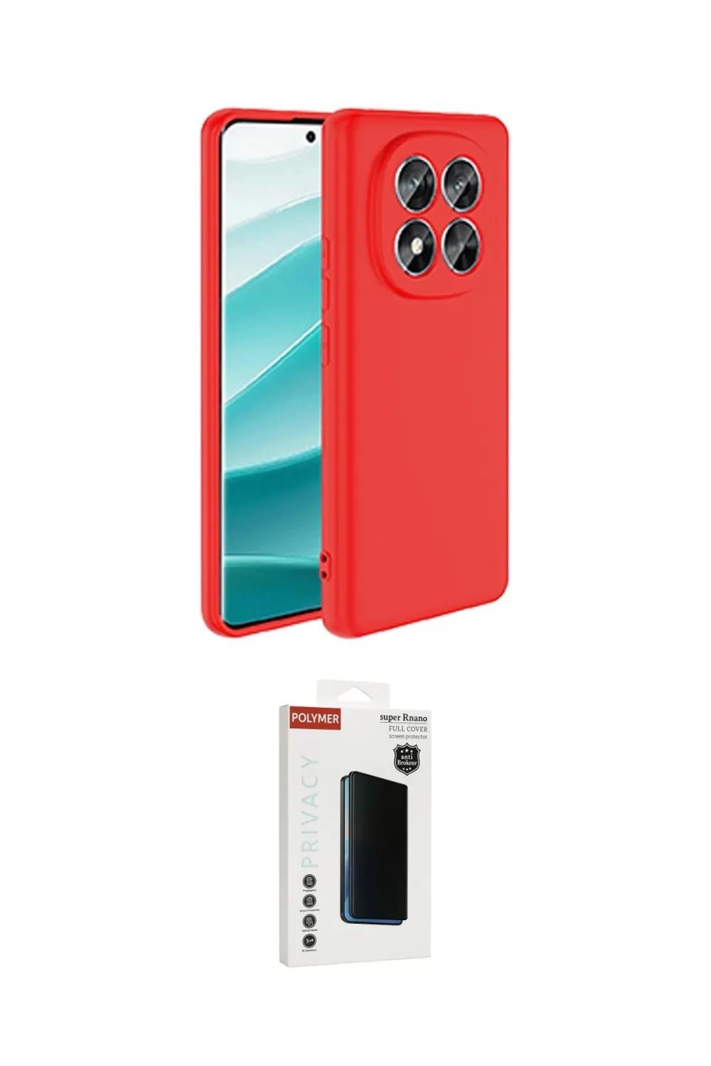 ieg™ Redmi Note 14 Pro 4G Kılıf Kozmos Yansıma Özel Seri - Şeffaf Hayalet Polymer Nano Ekran Koruyucu