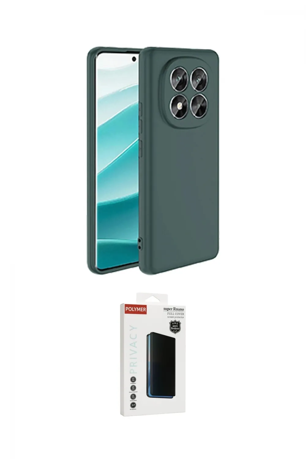 ieg™ Redmi Note 14 Pro 4G Kılıf Kozmos Yansıma Özel Seri - Şeffaf Hayalet Polymer Nano Ekran Koruyucu