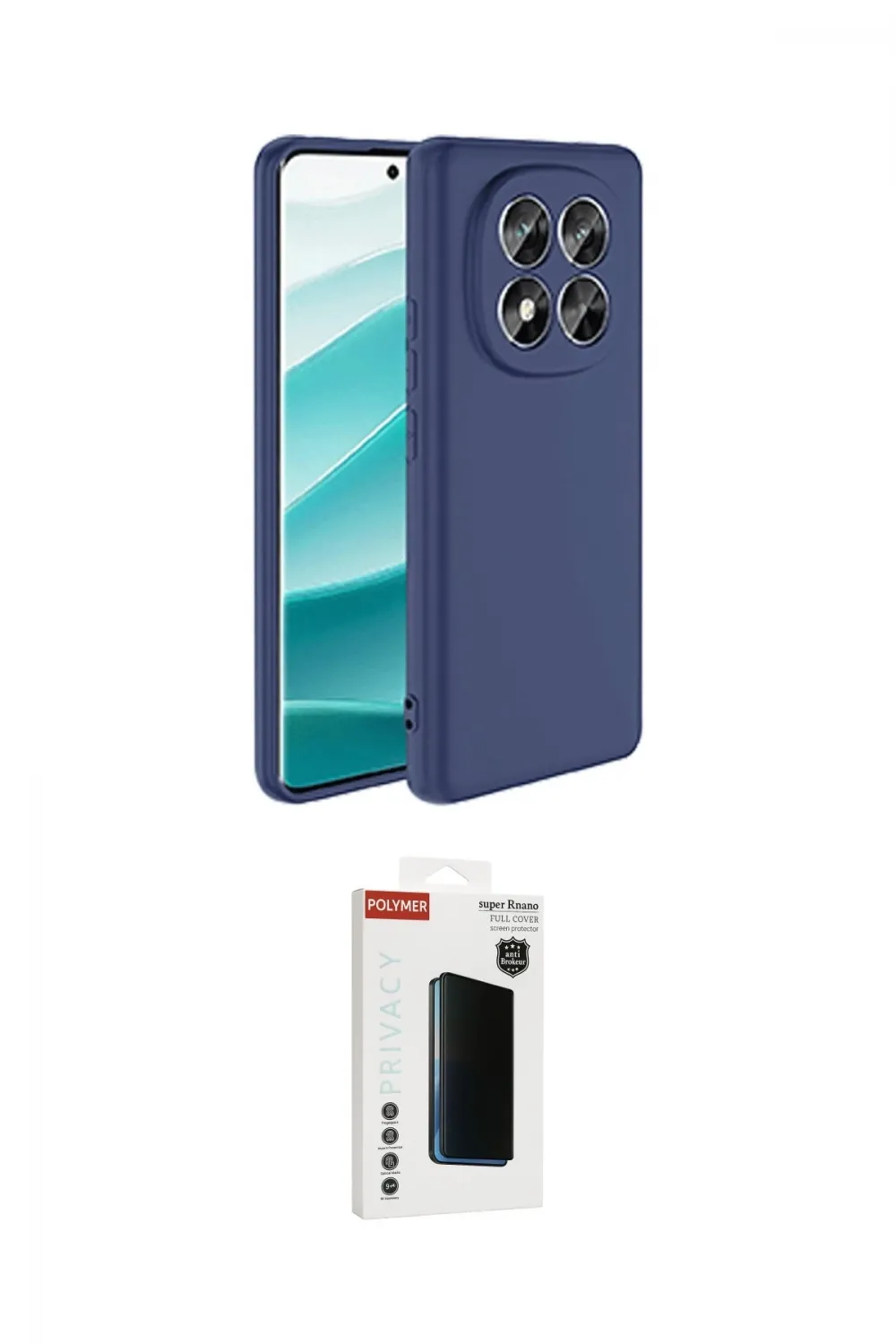 ieg™ Redmi Note 14 Pro 4G Kılıf Kozmos Yansıma Özel Seri - Şeffaf Hayalet Polymer Nano Ekran Koruyucu