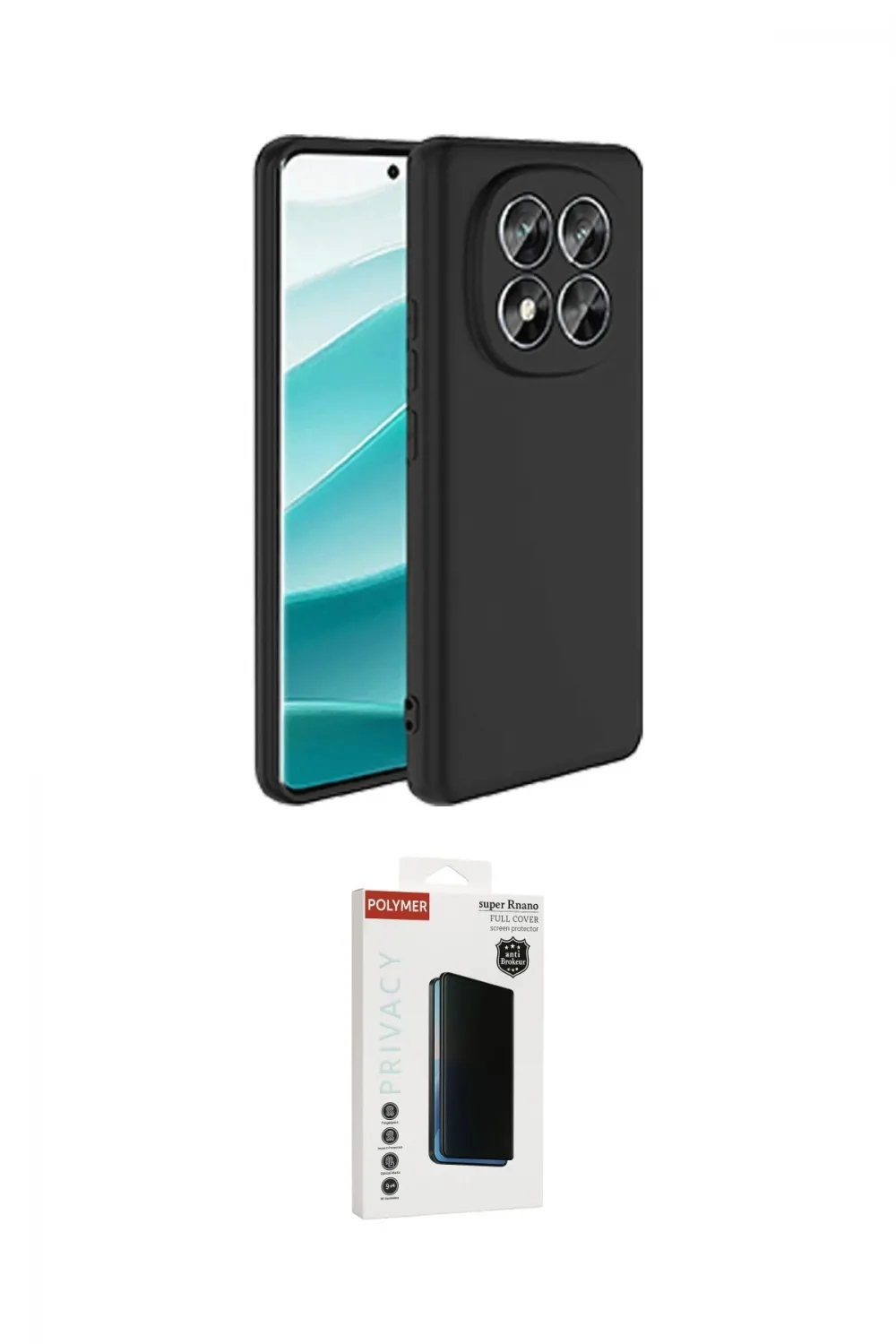 ieg™ Redmi Note 14 Pro 4G Kılıf Kozmos Yansıma Özel Seri - Şeffaf Hayalet Polymer Nano Ekran Koruyucu