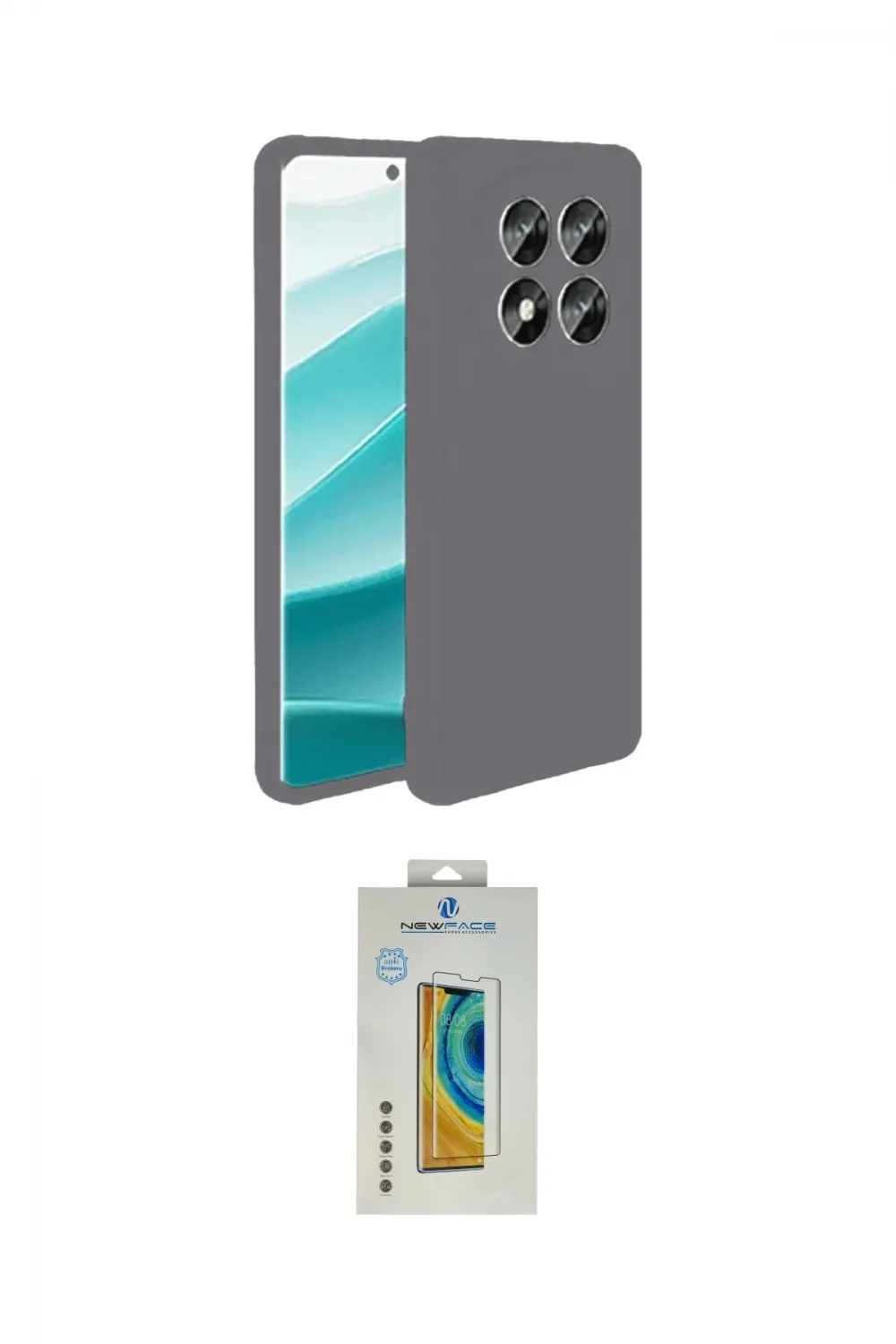 ieg™ Redmi Note 14 Pro 4G Kılıf Kozmos Yansıma Özel Seri - Şeffaf Polymer Nano Ekran Koruyucu