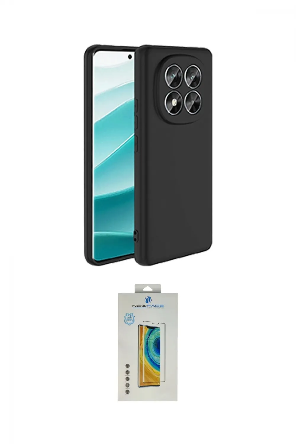 ieg™ Redmi Note 14 Pro 4G Kılıf Kozmos Yansıma Özel Seri - Şeffaf Polymer Nano Ekran Koruyucu