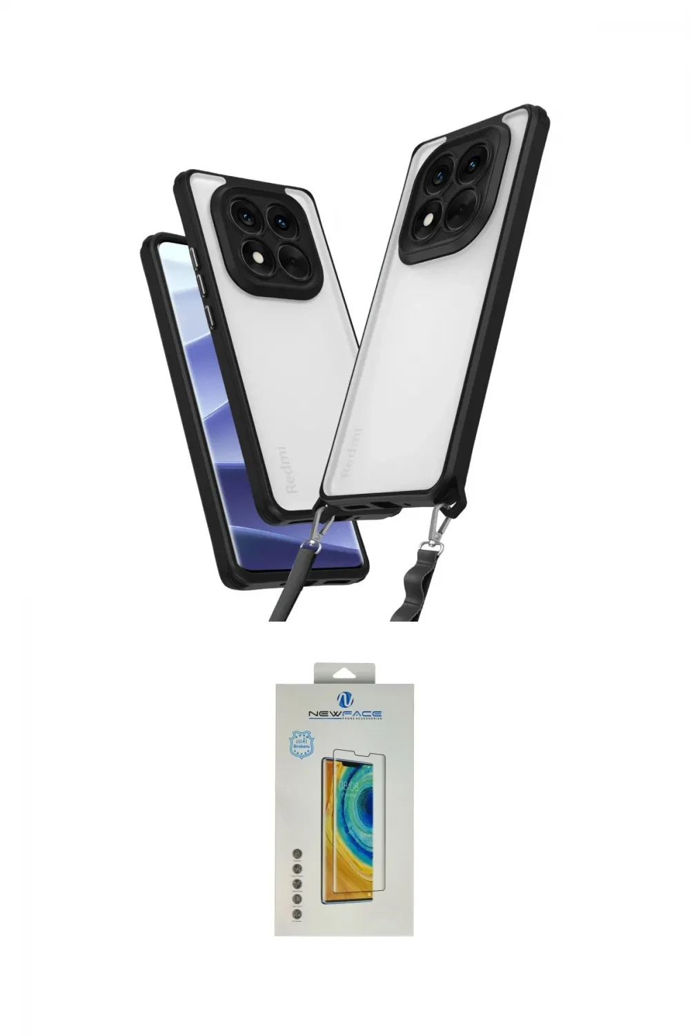 ieg™ Redmi Note 14 Pro 4G Kılıf Ufuk Klasik - Şeffaf Polymer Nano Ekran Koruyucu