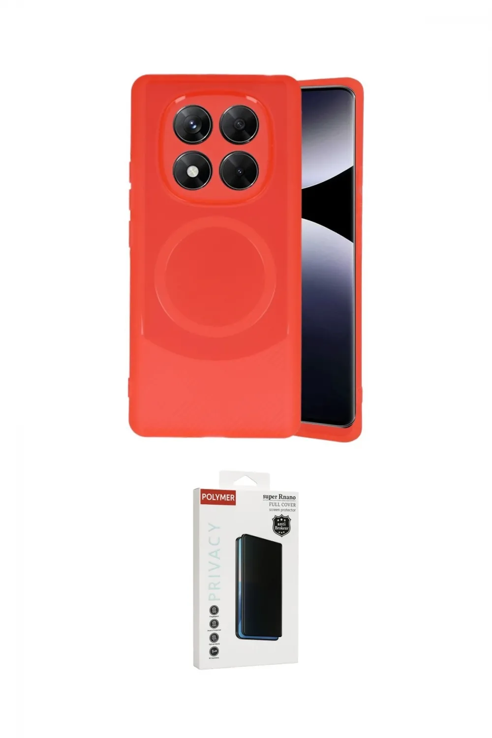 ieg™ Redmi Note 14 Pro 4G Kılıf Ufuk Serisi - Şeffaf Hayalet Polymer Nano Ekran Koruyucu