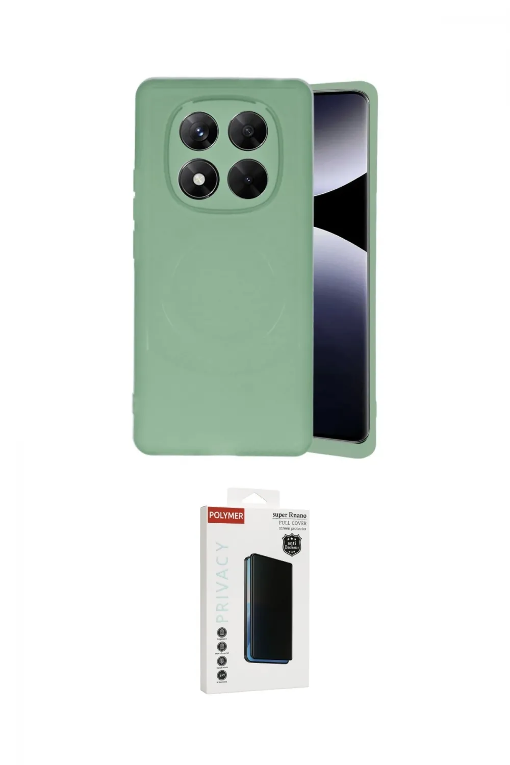 ieg™ Redmi Note 14 Pro 4G Kılıf Ufuk Serisi - Şeffaf Hayalet Polymer Nano Ekran Koruyucu