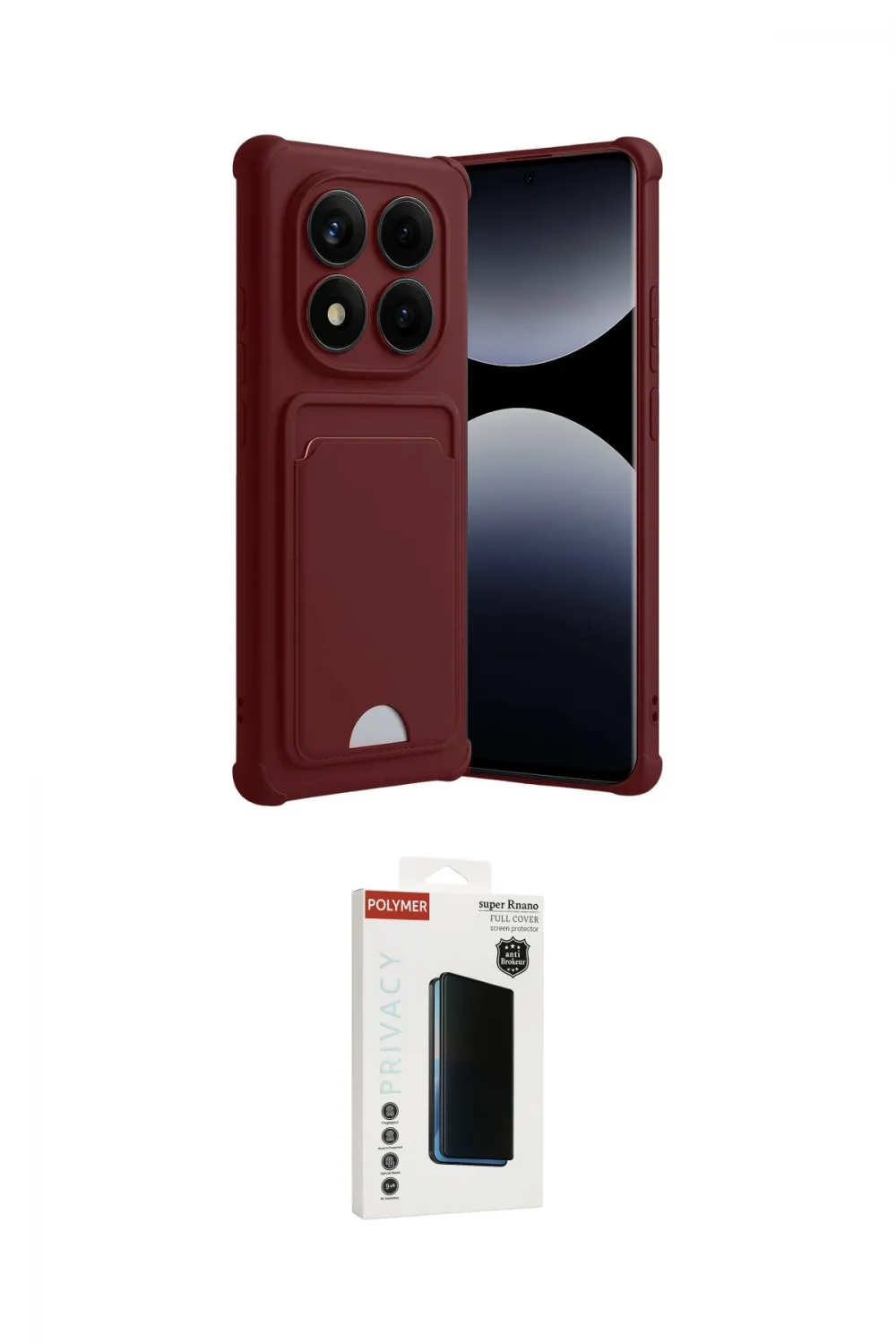 ieg™ Redmi Note 14 Pro 4G Kılıf Vadi Çizgi Prime - Şeffaf Hayalet Polymer Nano Ekran Koruyucu