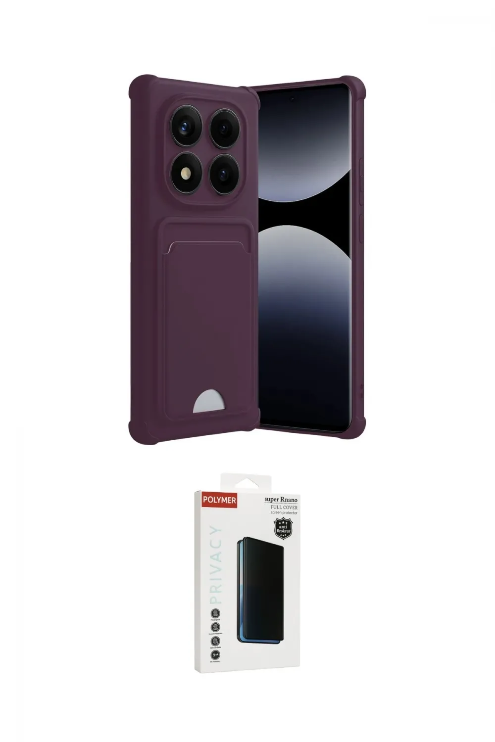 ieg™ Redmi Note 14 Pro 4G Kılıf Vadi Çizgi Prime - Şeffaf Hayalet Polymer Nano Ekran Koruyucu