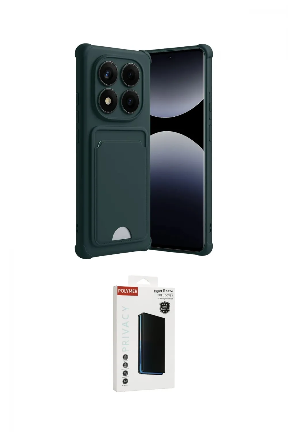 ieg™ Redmi Note 14 Pro 4G Kılıf Vadi Çizgi Prime - Şeffaf Hayalet Polymer Nano Ekran Koruyucu