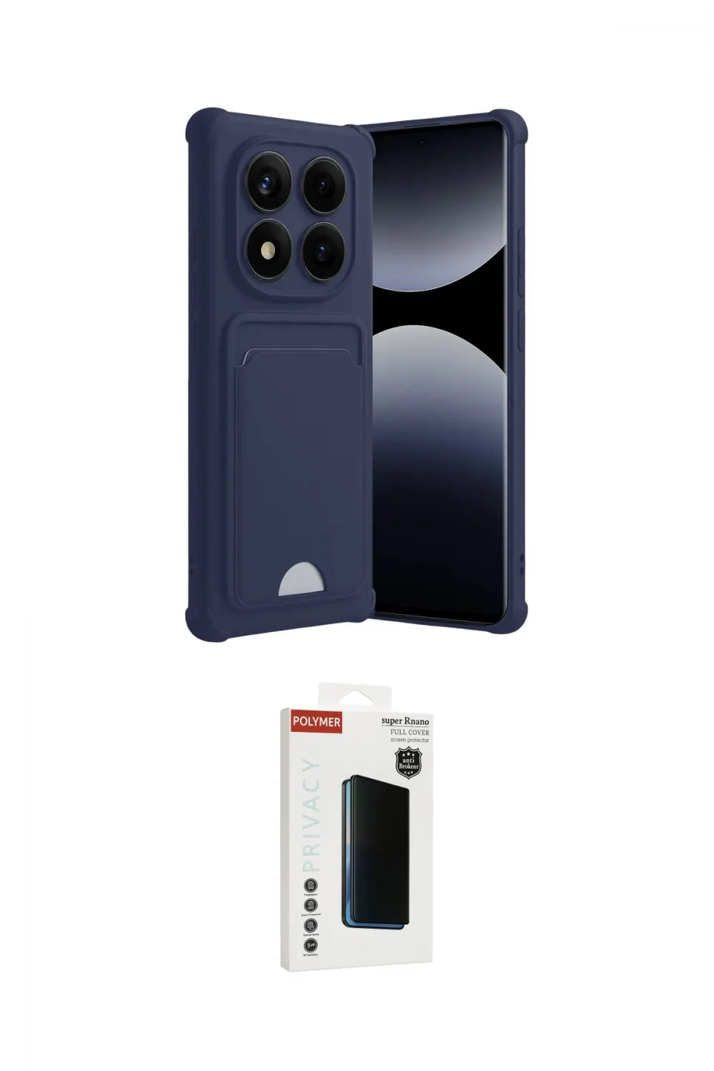 ieg™ Redmi Note 14 Pro 4G Kılıf Vadi Çizgi Prime - Şeffaf Hayalet Polymer Nano Ekran Koruyucu