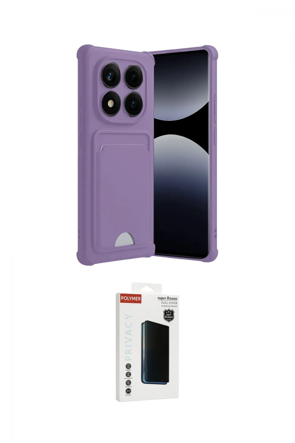 ieg™ Redmi Note 14 Pro 4G Kılıf Vadi Çizgi Prime - Şeffaf Hayalet Polymer Nano Ekran Koruyucu