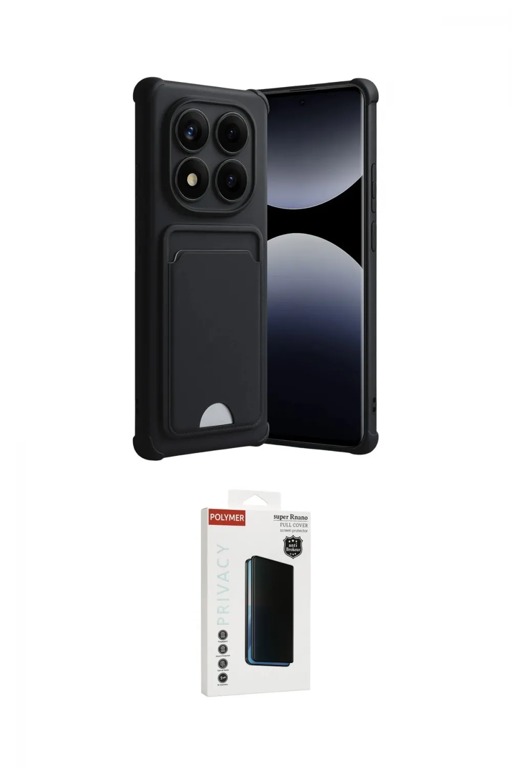 ieg™ Redmi Note 14 Pro 4G Kılıf Vadi Çizgi Prime - Şeffaf Hayalet Polymer Nano Ekran Koruyucu