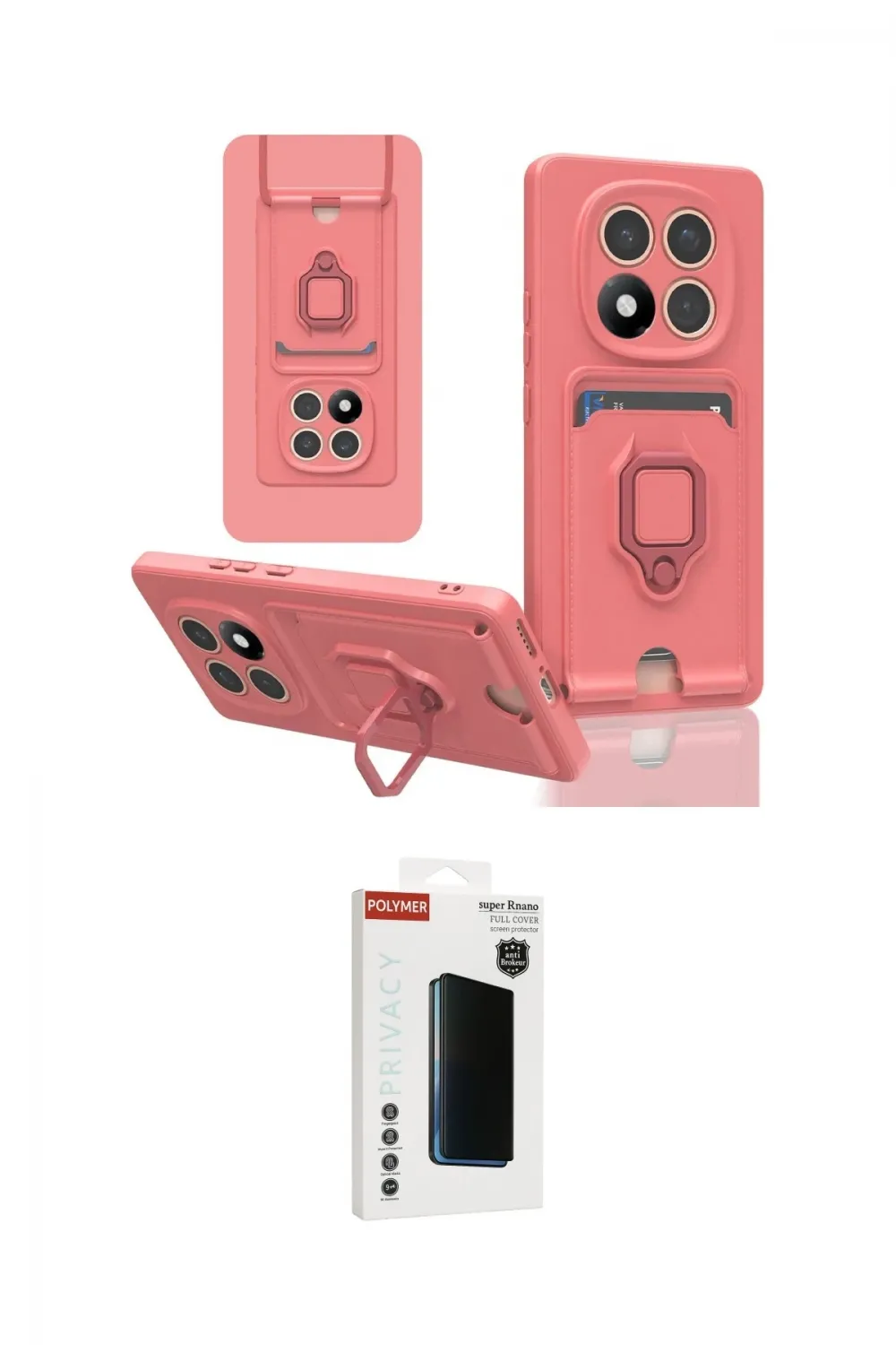 ieg™ Redmi Note 14 Pro 4G Kılıf Vadi Form Prime - Şeffaf Hayalet Polymer Nano Ekran Koruyucu