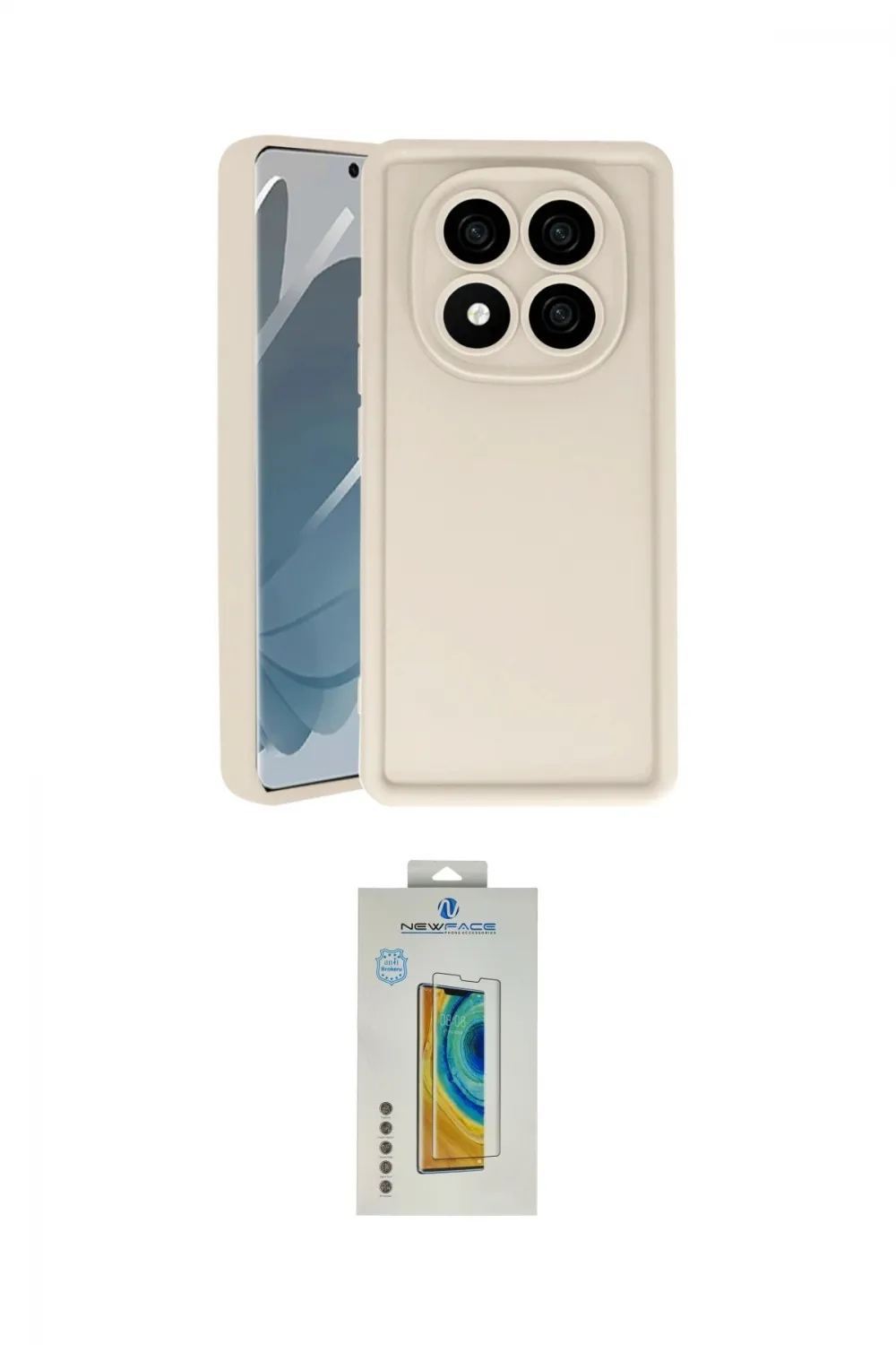 ieg™ Redmi Note 14 Pro 4G Kılıf Yankı Yansıma Özel Seri - Şeffaf Polymer Nano Ekran Koruyucu