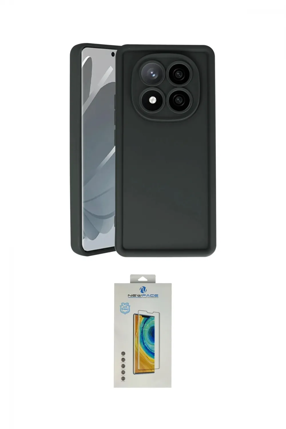 ieg™ Redmi Note 14 Pro 4G Kılıf Yankı Yansıma Özel Seri - Şeffaf Polymer Nano Ekran Koruyucu