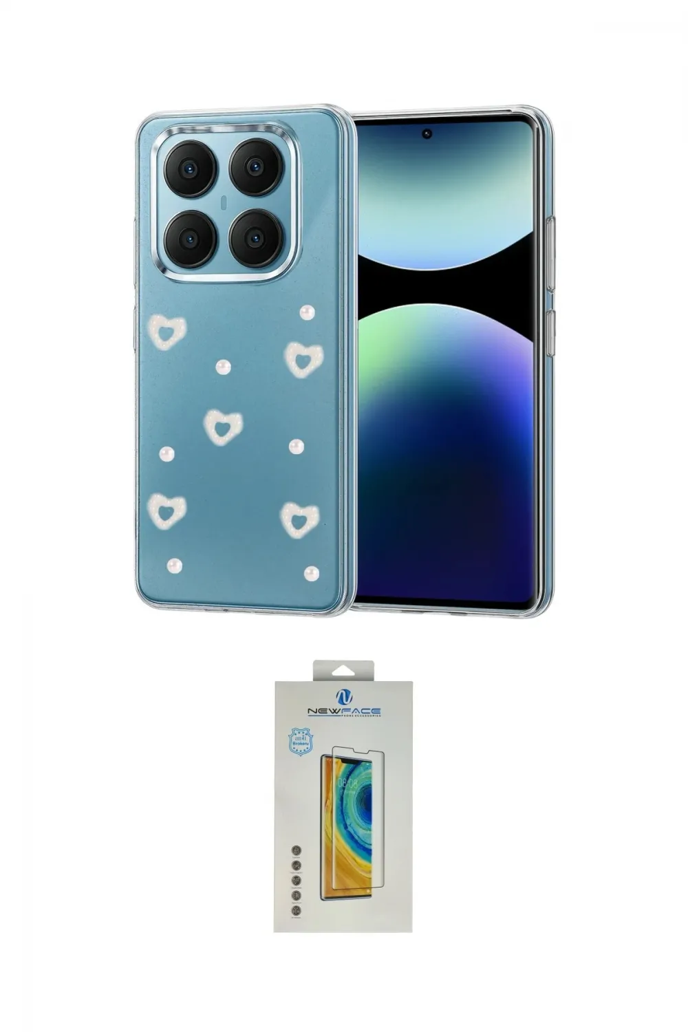 ieg™ Redmi Note 14 Pro 4G Kılıf Yörünge Form - Şeffaf Polymer Nano Ekran Koruyucu