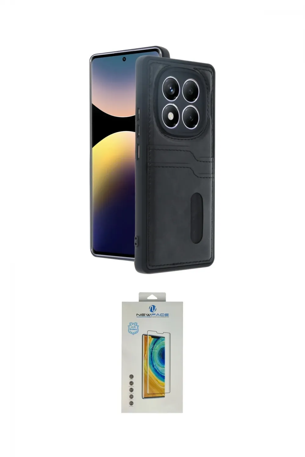 ieg™ Redmi Note 14 Pro 4G Kılıf Yörünge Işık Serisi - Şeffaf Polymer Nano Ekran Koruyucu