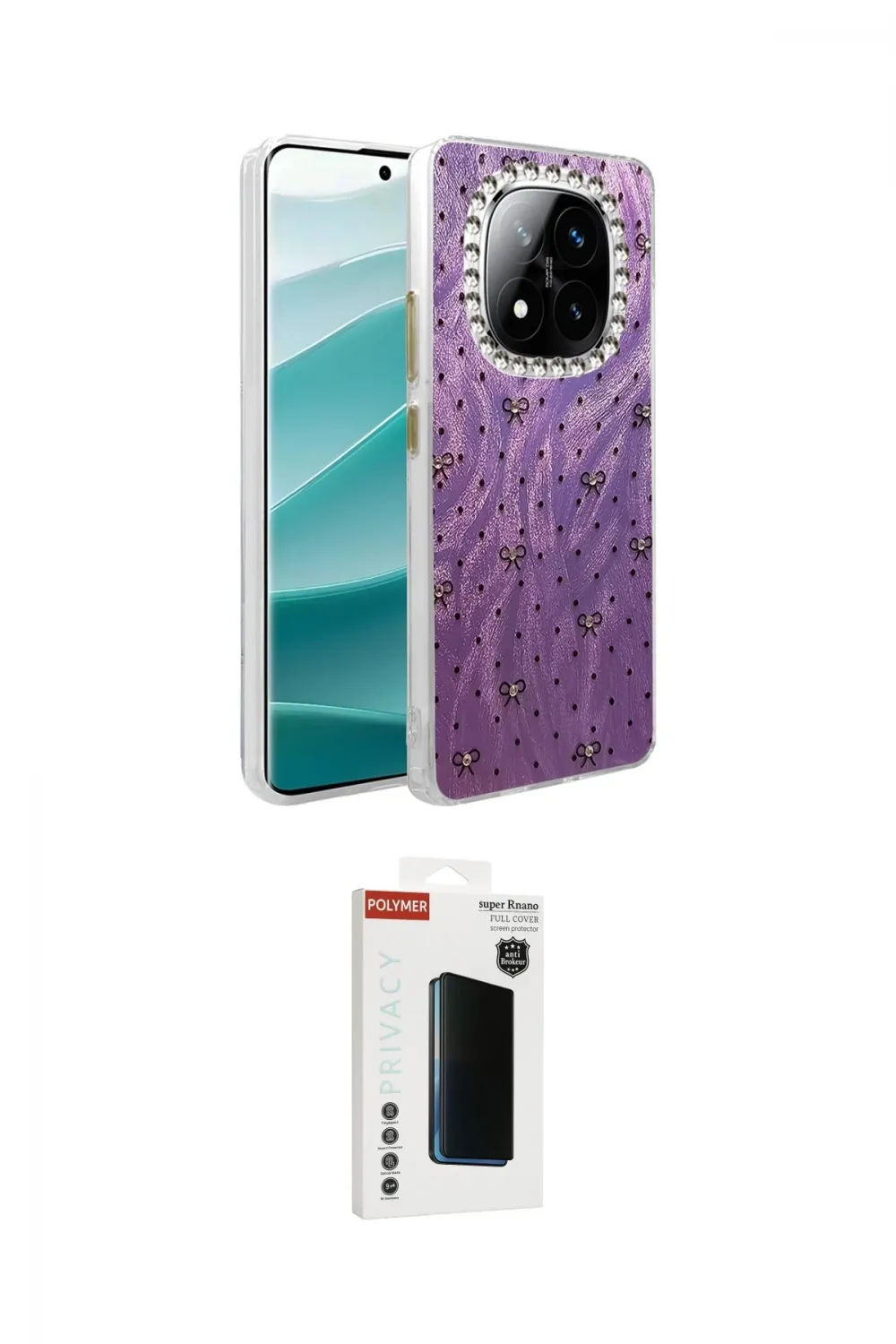 ieg™ Redmi Note 14 Pro 4G Kılıf Zirve Modern Prime - Şeffaf Hayalet Polymer Nano Ekran Koruyucu