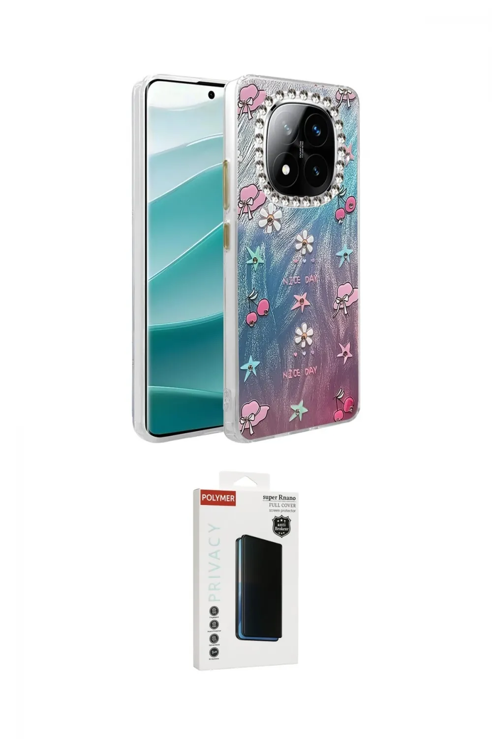 ieg™ Redmi Note 14 Pro 4G Kılıf Zirve Modern Prime - Şeffaf Hayalet Polymer Nano Ekran Koruyucu