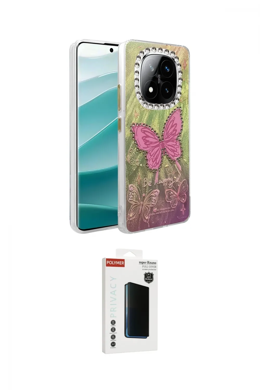 ieg™ Redmi Note 14 Pro 4G Kılıf Zirve Modern Prime - Şeffaf Hayalet Polymer Nano Ekran Koruyucu