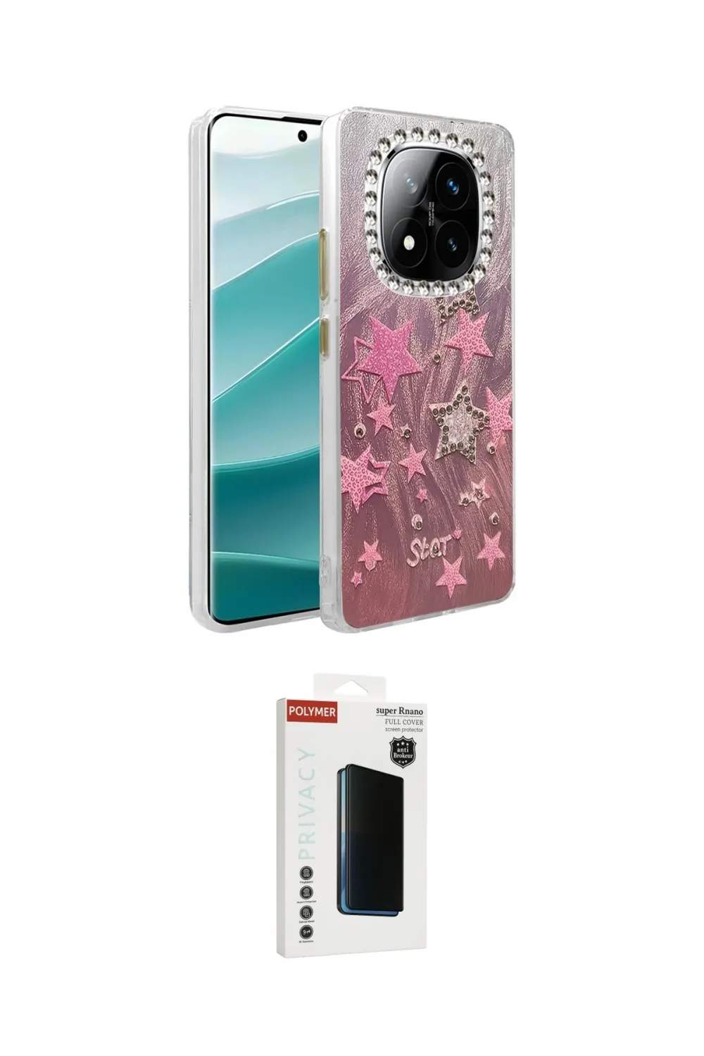 ieg™ Redmi Note 14 Pro 4G Kılıf Zirve Modern Prime - Şeffaf Hayalet Polymer Nano Ekran Koruyucu