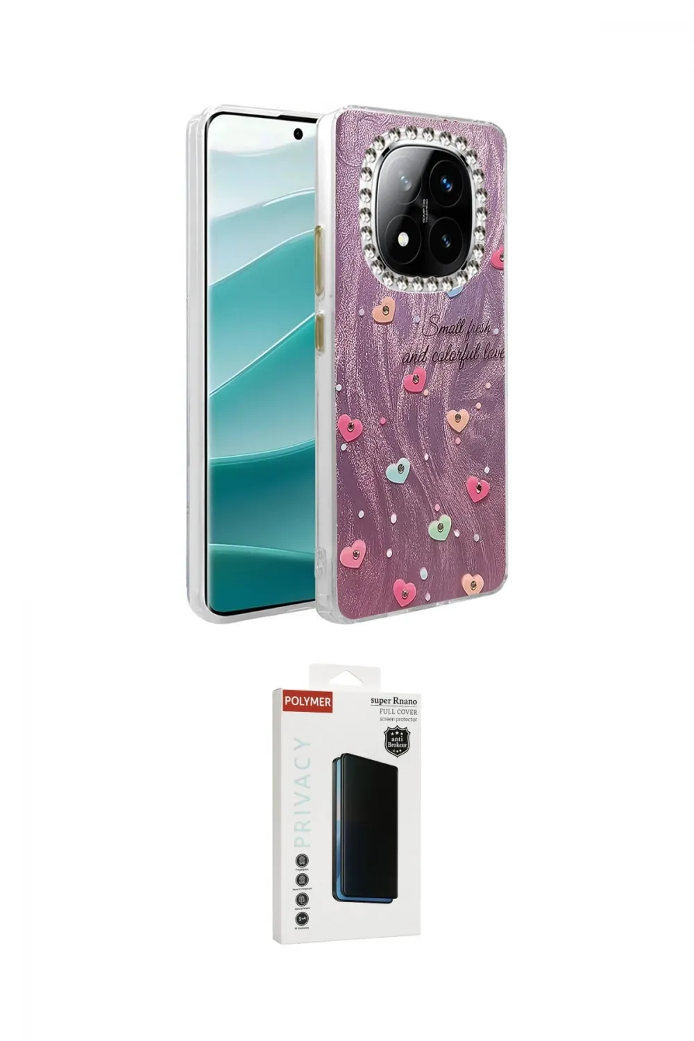 ieg™ Redmi Note 14 Pro 4G Kılıf Zirve Modern Prime - Şeffaf Hayalet Polymer Nano Ekran Koruyucu