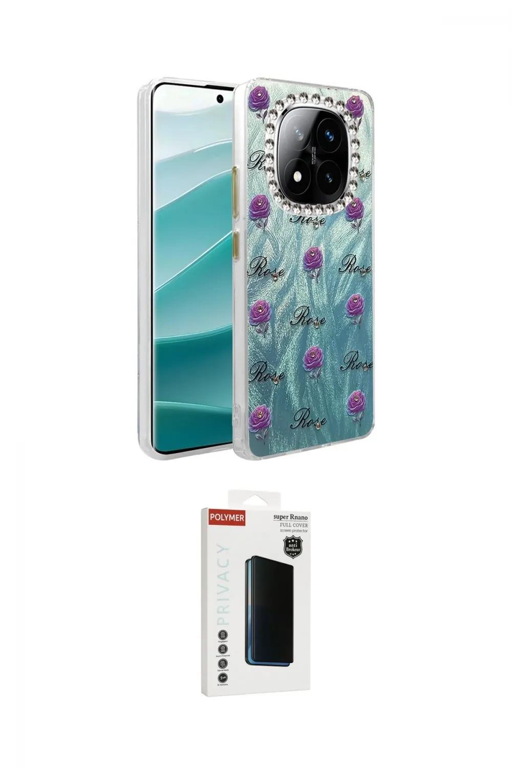 ieg™ Redmi Note 14 Pro 4G Kılıf Zirve Modern Prime - Şeffaf Hayalet Polymer Nano Ekran Koruyucu