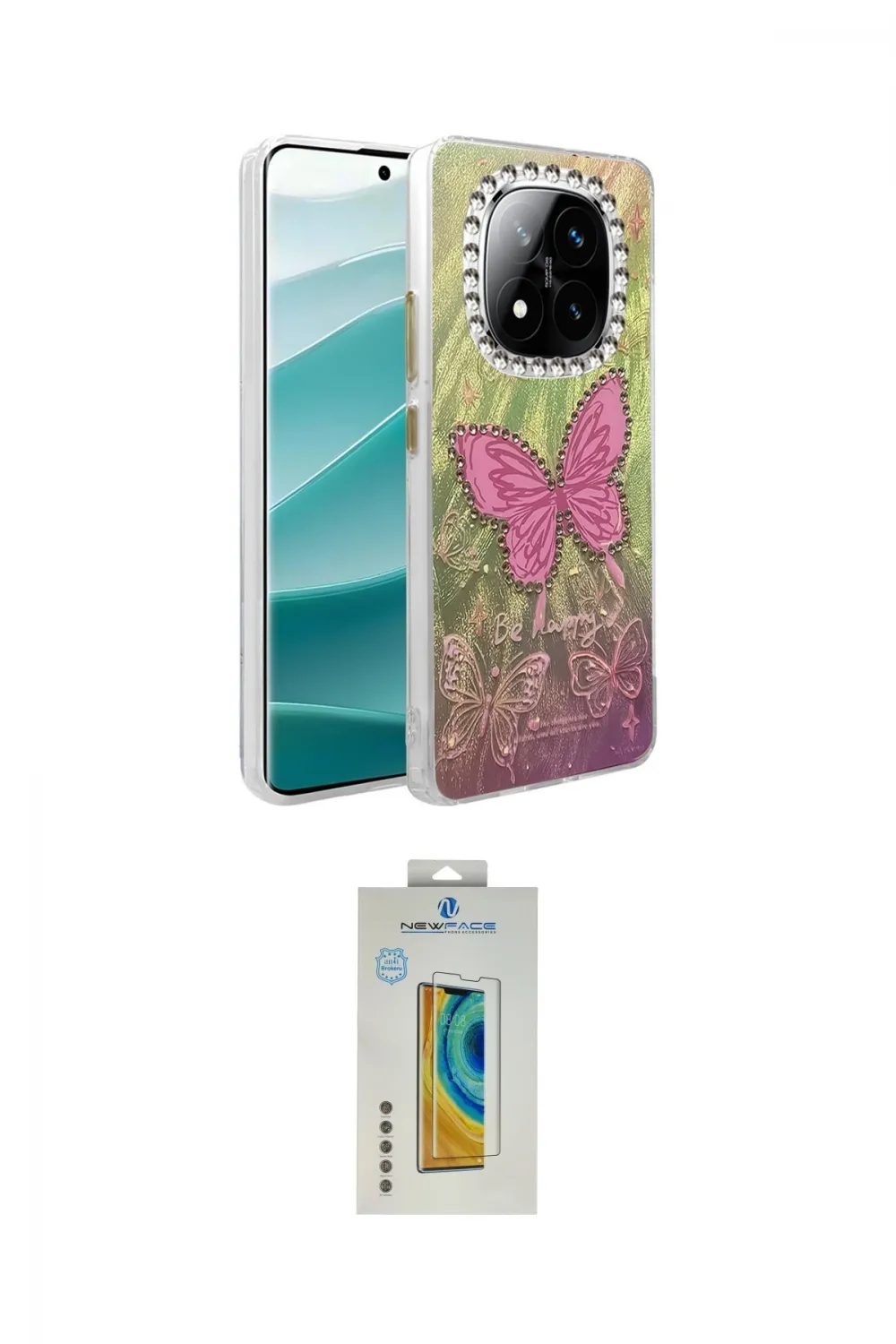 ieg™ Redmi Note 14 Pro 4G Kılıf Zirve Modern Prime - Şeffaf Polymer Nano Ekran Koruyucu