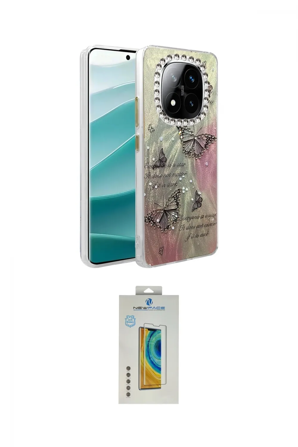ieg™ Redmi Note 14 Pro 4G Kılıf Zirve Modern Prime - Şeffaf Polymer Nano Ekran Koruyucu