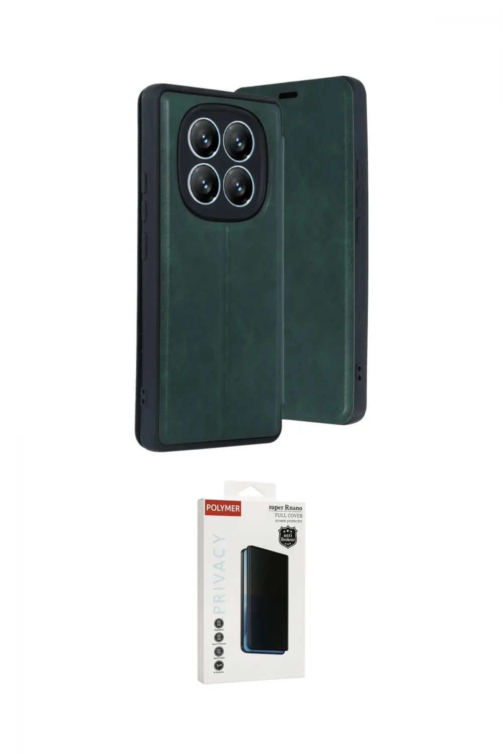 ieg™ Redmi Note 14 Pro 4G Kılıf Zirve Yansıma Serisi - Şeffaf Hayalet Polymer Nano Ekran Koruyucu