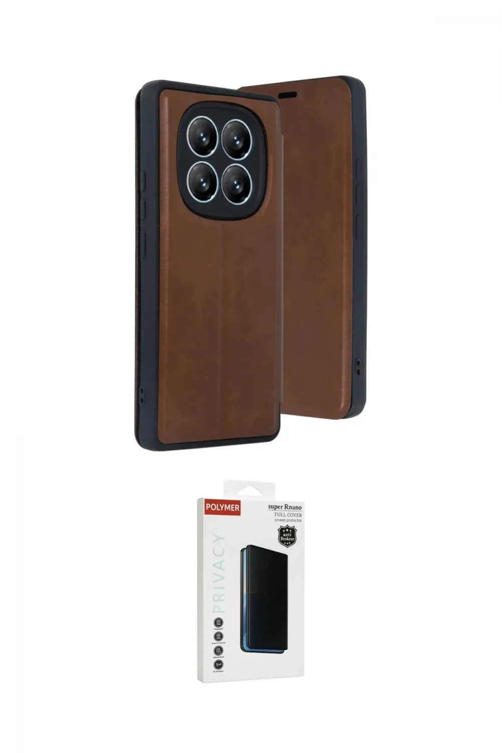 ieg™ Redmi Note 14 Pro 4G Kılıf Zirve Yansıma Serisi - Şeffaf Hayalet Polymer Nano Ekran Koruyucu