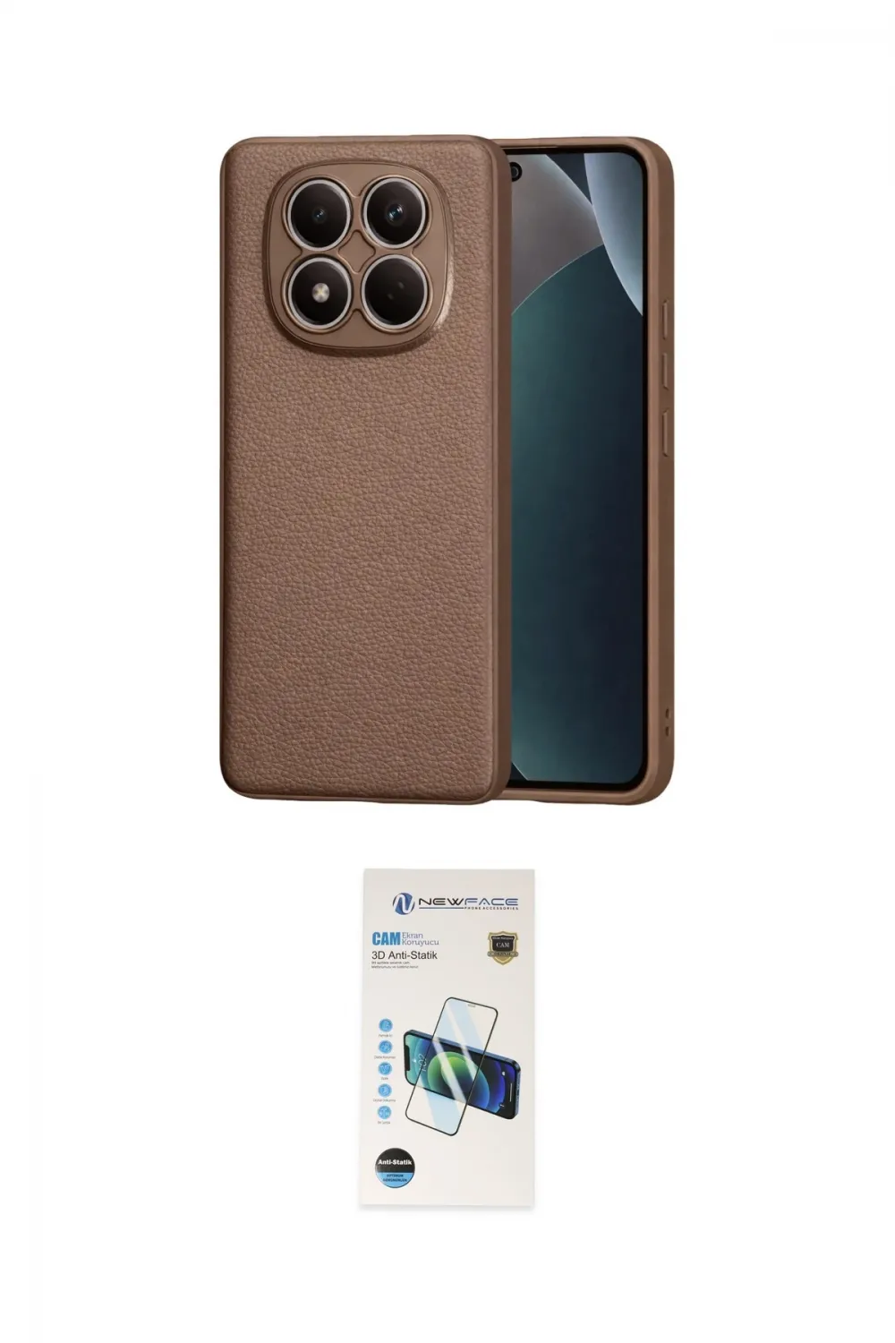 ieg™ Redmi Note 15 Pro 5G Kılıf Nova Işık - Siyah 3D Antistatik Cam Ekran Koruyucu