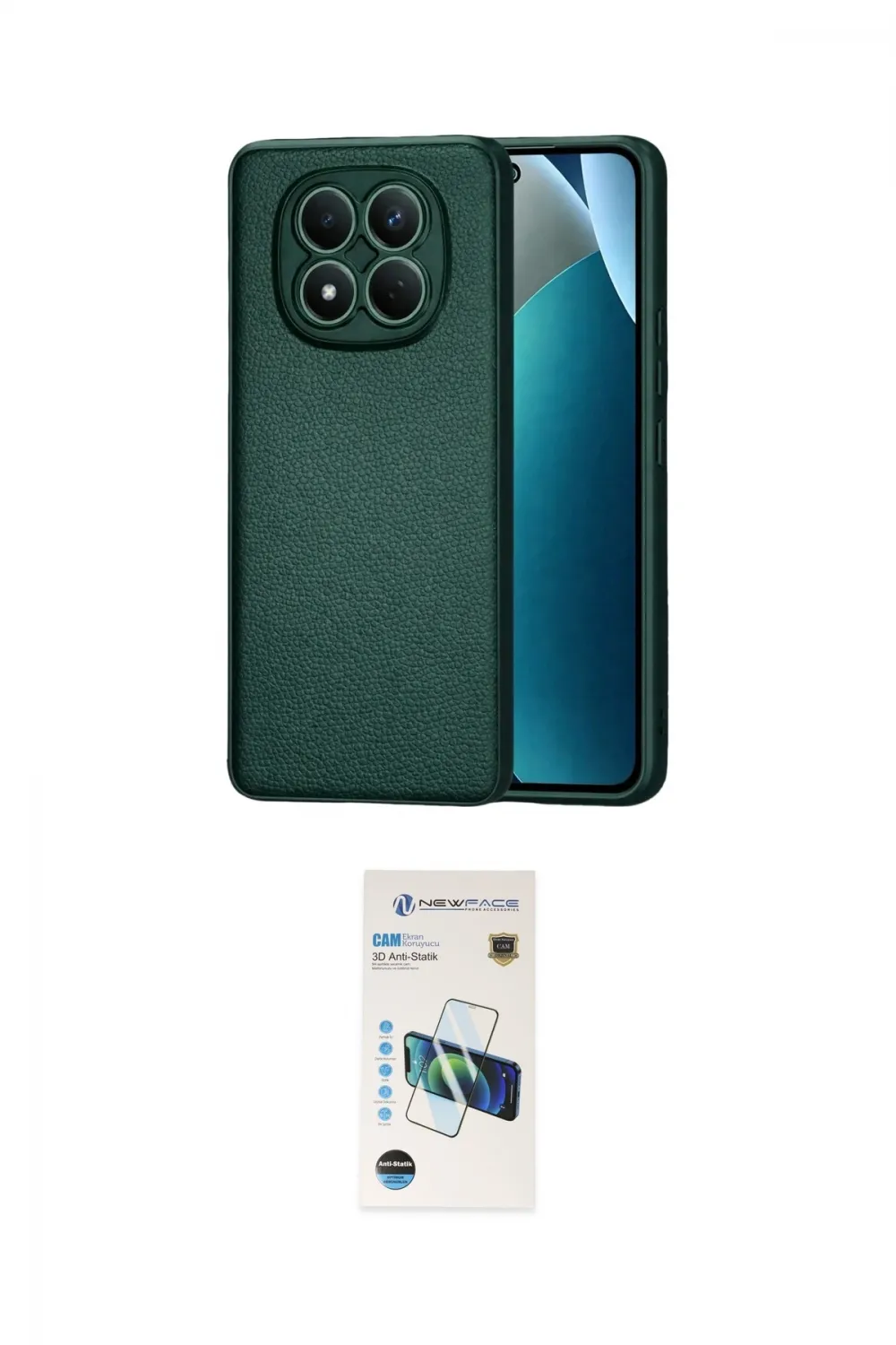 ieg™ Redmi Note 15 Pro 5G Kılıf Nova Işık - Siyah 3D Antistatik Cam Ekran Koruyucu