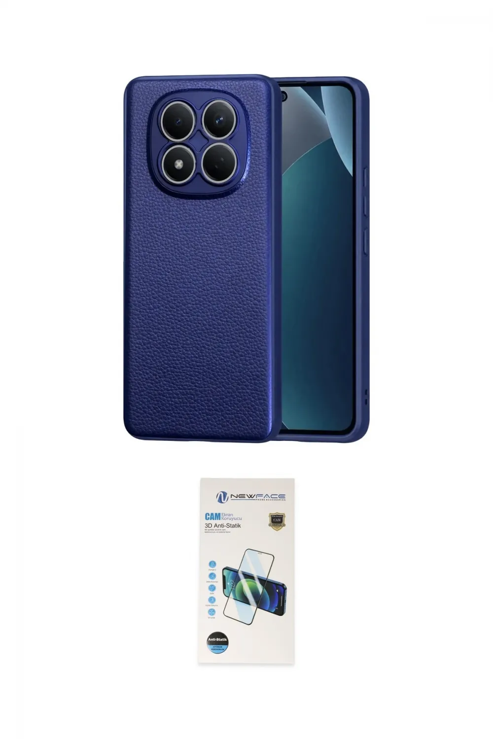 ieg™ Redmi Note 15 Pro 5G Kılıf Nova Işık - Siyah 3D Antistatik Cam Ekran Koruyucu