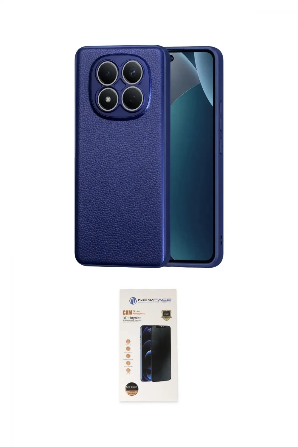 ieg™ Redmi Note 15 Pro 5G Kılıf Nova Işık - Siyah 3D Antistatik Hayalet Cam Ekran Koruyucu