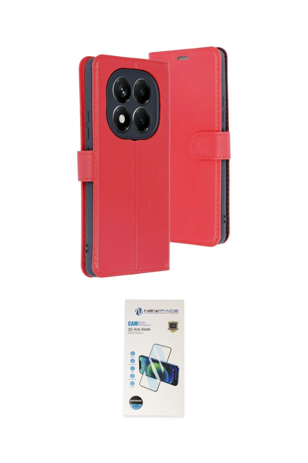 ieg™ Redmi Note 15 Pro 5G Kılıf Siluet Işık Serisi - Siyah 3D Antistatik Cam Ekran Koruyucu