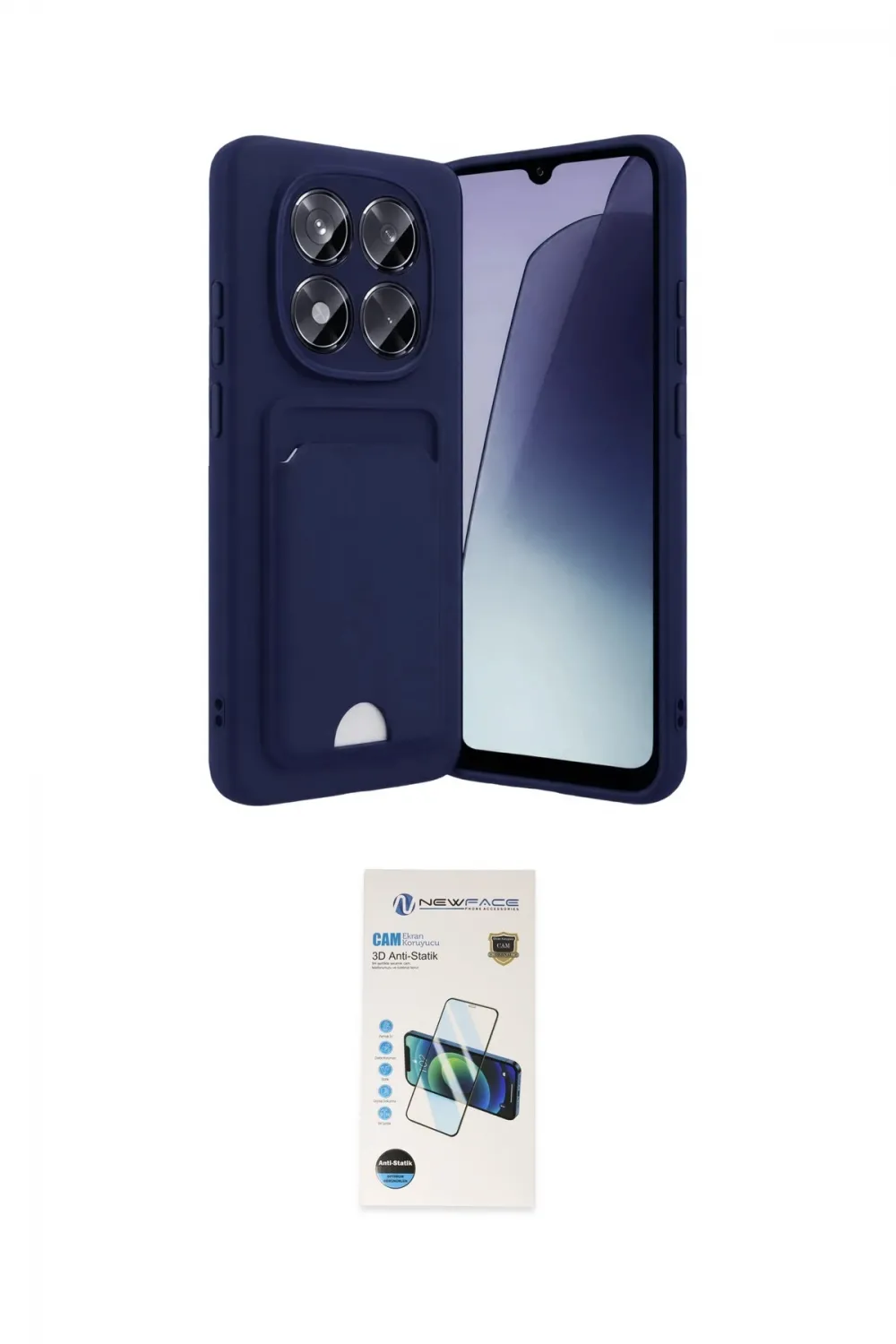 ieg™ Redmi Note 15 Pro 5G Kılıf Vadi Çizgi Prime - Siyah 3D Antistatik Cam Ekran Koruyucu