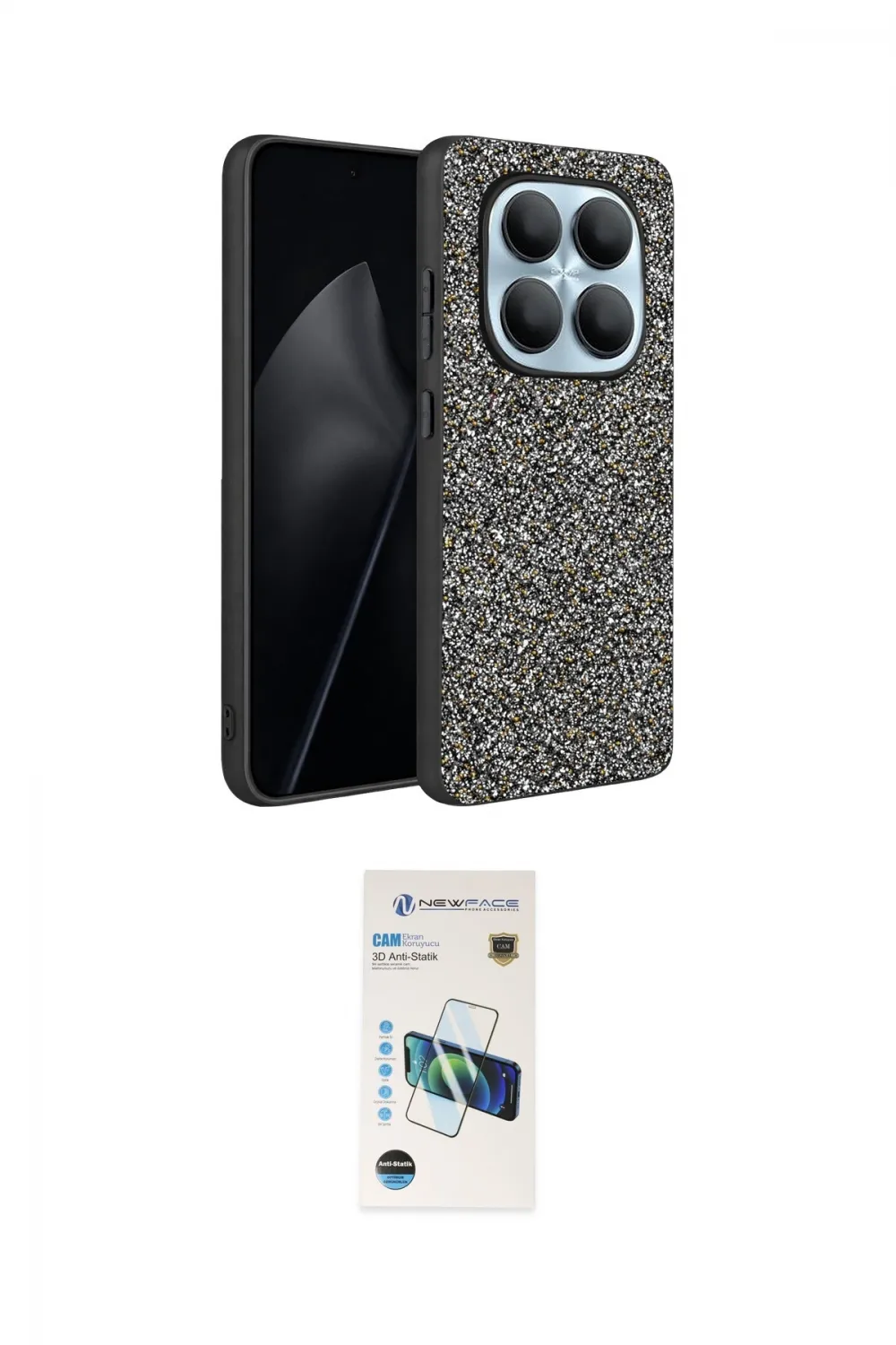 ieg™ Redmi Note 15 Pro 5G Kılıf Vadi Klasik Serisi - Siyah 3D Antistatik Cam Ekran Koruyucu