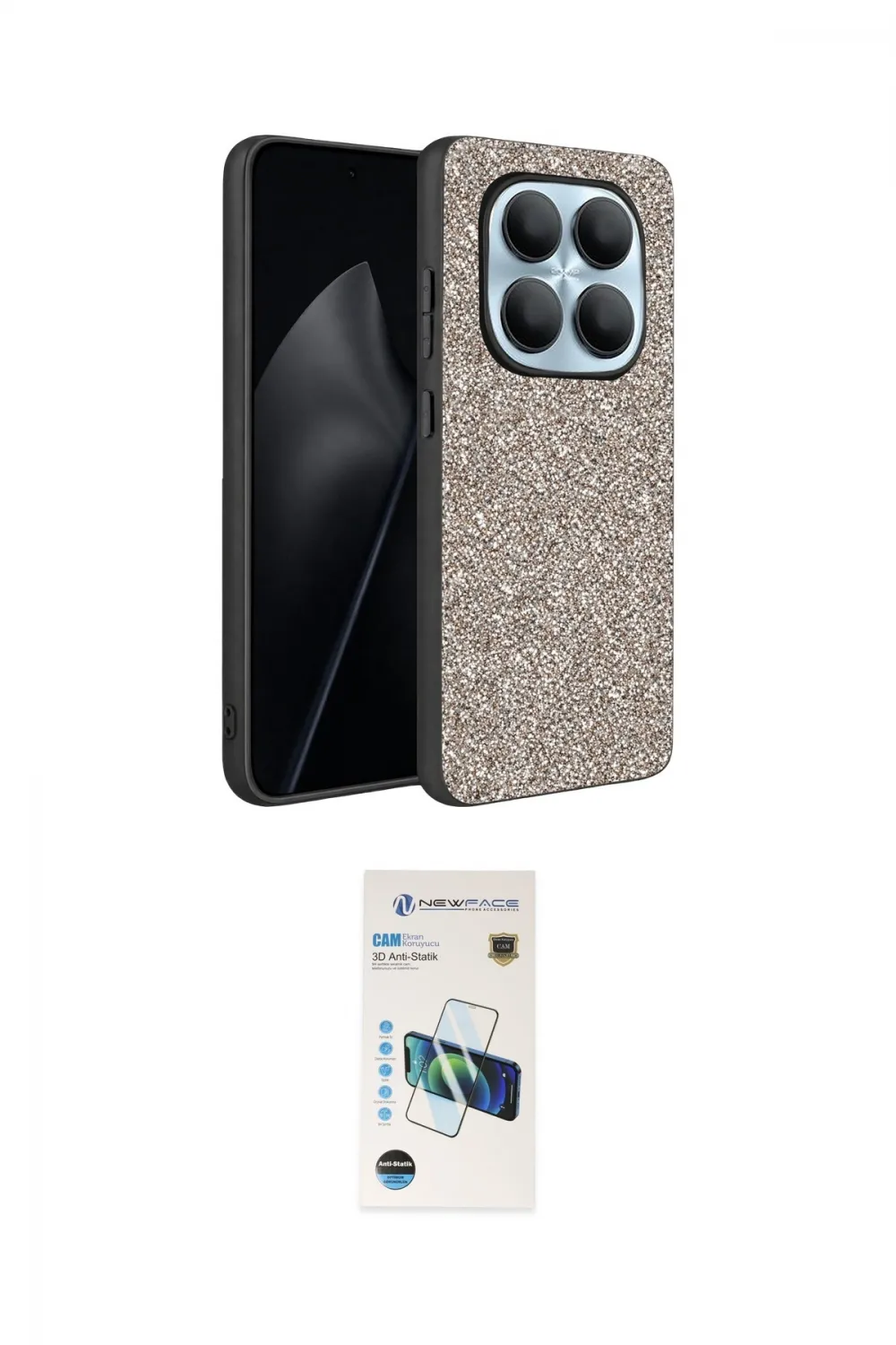 ieg™ Redmi Note 15 Pro 5G Kılıf Vadi Klasik Serisi - Siyah 3D Antistatik Cam Ekran Koruyucu