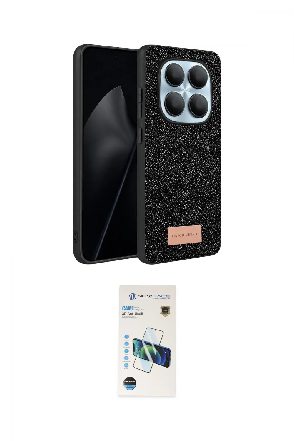ieg™ Redmi Note 15 Pro 5G Kılıf Vadi Klasik Serisi - Siyah 3D Antistatik Cam Ekran Koruyucu