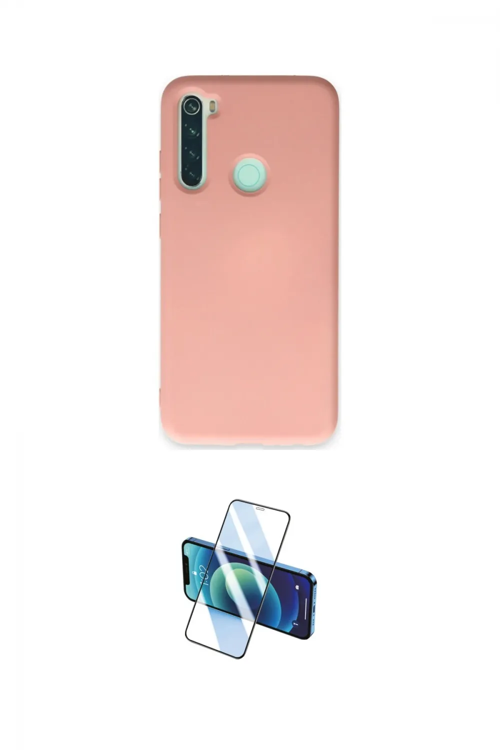 ieg™ Redmi Note 8 Kılıf Ahenk Serisi - Siyah 3D Antistatik Seramik Nano Ekran Koruyucu