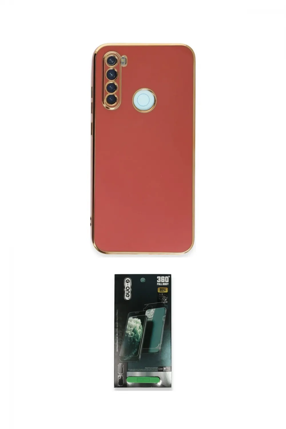ieg™ Redmi Note 8 Kılıf Yankı Serisi - Şeffaf 360 Full Body Arka Koruyucu