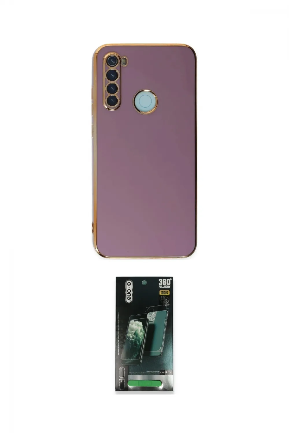 ieg™ Redmi Note 8 Kılıf Yankı Serisi - Şeffaf 360 Full Body Arka Koruyucu