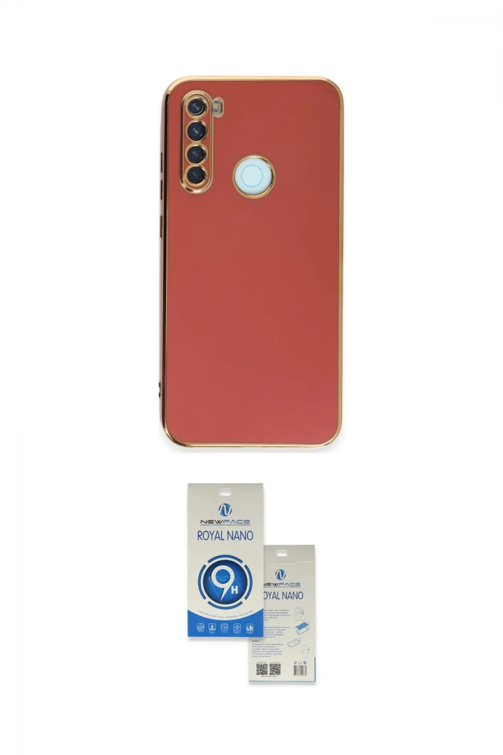 ieg™ Redmi Note 8 Kılıf Yankı Serisi - Şeffaf Royal Nano Ekran Koruyucu