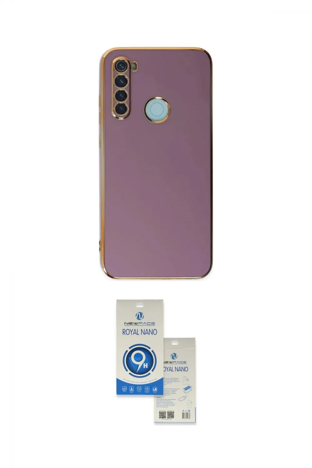 ieg™ Redmi Note 8 Kılıf Yankı Serisi - Şeffaf Royal Nano Ekran Koruyucu