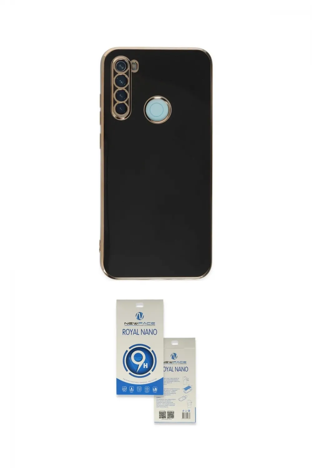 ieg™ Redmi Note 8 Kılıf Yankı Serisi - Şeffaf Royal Nano Ekran Koruyucu